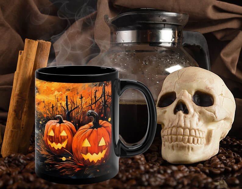 Stay Spooky, Autumn Mug, Halloween Pumpkin Mug, Pumpkin Patch, Thanksgiving Gifts, Thanksgiving Décor. 画像 2