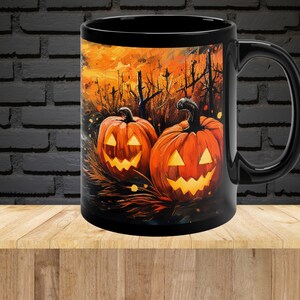 Stay Spooky, Autumn Mug, Halloween Pumpkin Mug, Pumpkin Patch, Thanksgiving Gifts, Thanksgiving Décor. 画像 5