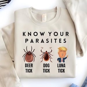 Know Your Parasites Shirt, Anti Trump Shirt, Election Day Shirt, Funny Trump Shirt, Sarcastic Trump Shirt, Trump Shirt, Anti Trump Tee, Gift