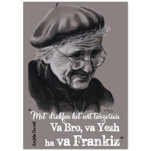 Lot de 10 cartes avec Anjela Duval et une citation (UE et Reste du monde)