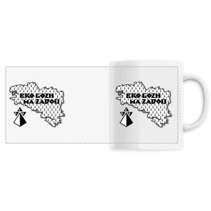 Taza "Bro gozh ma zadoù" (Himno nacional bretón)