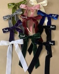 Velvet Tree Bows - Luxury Handmade Bows - Available in 11 Colours - Wire Attachments on Reverse - Pick and Mix - Sold Per Bow - 25mm Ribbon