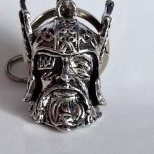 Bikers Bell, Gremlin Bell Guardian Bell, Odin The Viking God, Spirit Bells, good luck charm, Motorcycle Bell Odin Viking God Bell, Guardian.