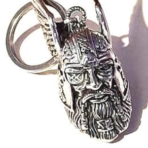 Bikers Bell, Gremlin Bell Guardian Bell, Odin The Viking God Spirit Bell Motorcyclist Bell, Good Luck Bike Riders, Cyclists Bell, Viking God