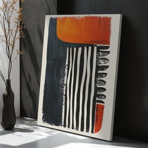 Oil-Painting Style Abstract Canvas Painting, Large Wall Art, Abstract Canvas Print, Framed Canvas Wall Art, Abstract Canvas Wall Art