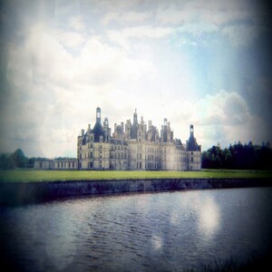 Dreamy Fairytale Castle Photo European Castle Photograph Travel Photography Pastel European Landscape Print Vintage Film Photography image 2