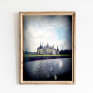 Dreamy Fairytale Castle Photo European Castle Photograph Travel Photography Pastel European Landscape Print Vintage Film Photography image 1