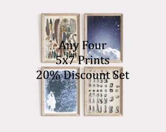 Fine Art Photography -  Four 5x7 Fine Art Prints - Customize Sale