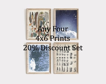 Fine Art Photography -  Any Four 4x6 Fine Art Prints - Customize Sale