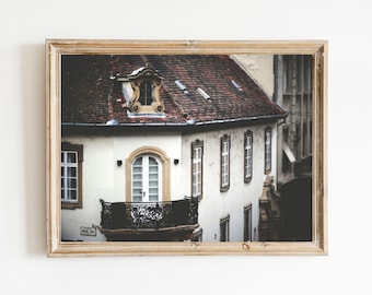 Dreamy Europe Travel Art - Budapest Windows Photograph Print - Old Eastern Europe Architecture - Travel Wall Decor