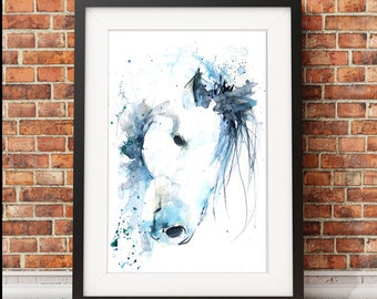 Horse print, from original painting, limited edition, wildlife equine art,