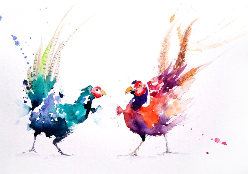 Limited Edition Print Of My Pheasant Wall Art Home Decor Etsy