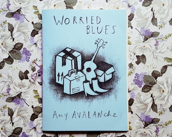 worried blues~ ART & POETRY ZINE