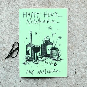 Happy Hour noirre ~ POETRY + ART ZINE