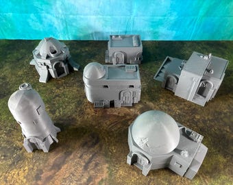 Set di edifici del deserto stampati in 3D: 02 terreni di Star Wars Legion