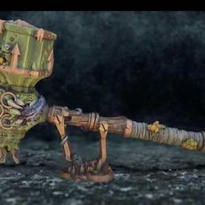 Warhammer Pest Hammer Prop 3D gedruckte lebensgroße Cosplay Sci-Fi Fantasy Waffe Eternal Rot Eternal Forge LARP Convention