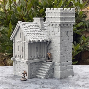 Tour De Guet Jagerholm Dark Fantastic Mills - Terrain Pour Wargame Fantasy D&D - Neuf