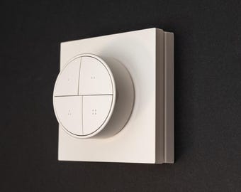 3D Printed Sonoff Orb Smart Scene Button Mount: UK Light Switch Adapter