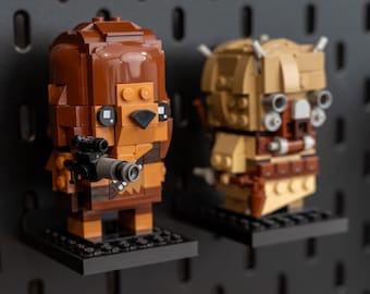 Lego Brickheadz mount for Ikea Skadis Pegboard holder bracket