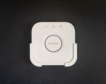 3D Printed Philips Hue Bridge 2 Wall Mount bracket holder smart home
