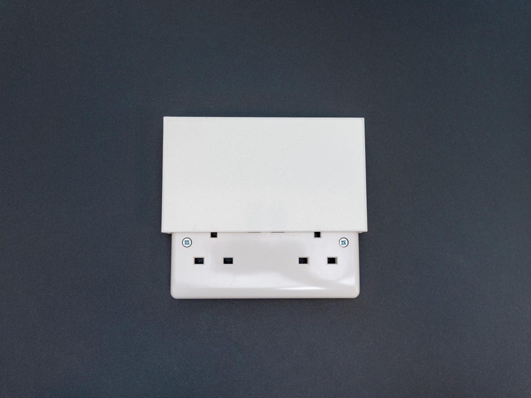 Switch Cover Led Slide 3D Printed UK Slide on Double Light Switch Cover: Smart Home Bulb ...