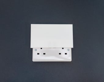 3D Printed UK Slide on Double Light Switch Cover: Smart Home Bulb Protector