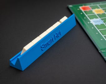 Personalised Scrabble Letter Tile Holder: Unique Board Game Gift