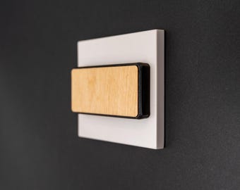 3D printed Magnetic Light Switch Cover: UK Standard, Smart Home Guard