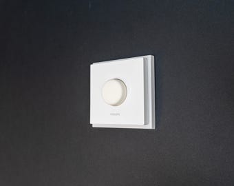 3D Printed Philips Hue Smart Button V1 Mount: UK Light Switch Adapter