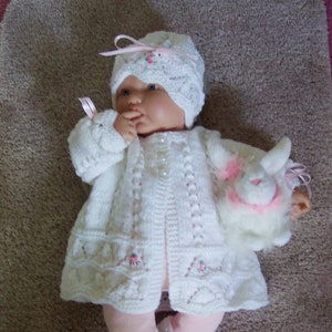 Infant Sweater With Hat Etsy