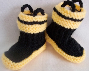 Baby Fireman Booties Crib shoes 0-12M Firefighter rescue baby booties READY TO SHIP