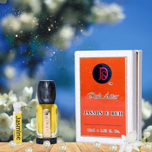 Jasmine Attar Perfume Oil: Natural Floral Fragrance
