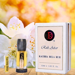 Jasmine Attar Perfume Oil: Arabian Sambac, Natural Fragrance