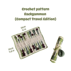 Crochet pattern Backgammon