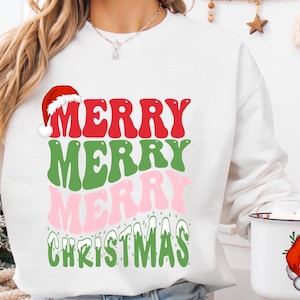 Christmas Cheer Sweatshirt, Holiday Jumper, Festive Winter Pullover, Christmas Tree Sweater, Xmas Gift Apparel, Funny Christmas Gift
