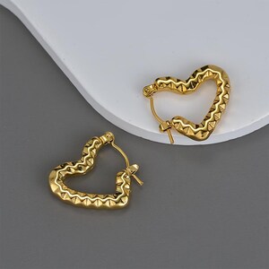 Unique Stainless Steel Hoop Earrings, Lightweight & Durable High-End Metal, Modern Daily  Special Occasion Jewelry for Women and Men