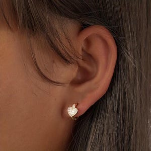 Gold Plated Huggie Hoop Earrings | Minimalist Lightweight Hoops for Women | Everyday Gold Earrings | Elegant Jewelry Gift for Her