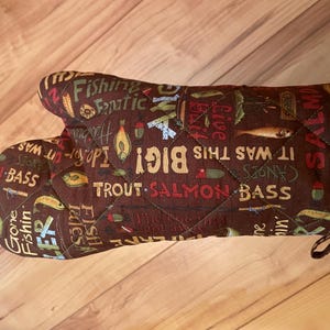 oven mitt oven glove fishing oven mitt