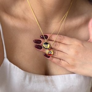Evil Eye Necklace, Turkish Nazar Necklace, Protection Necklace, Greek Evil Eye Necklace, Handcrafted Evil Eye Pendant, Protective Amulet