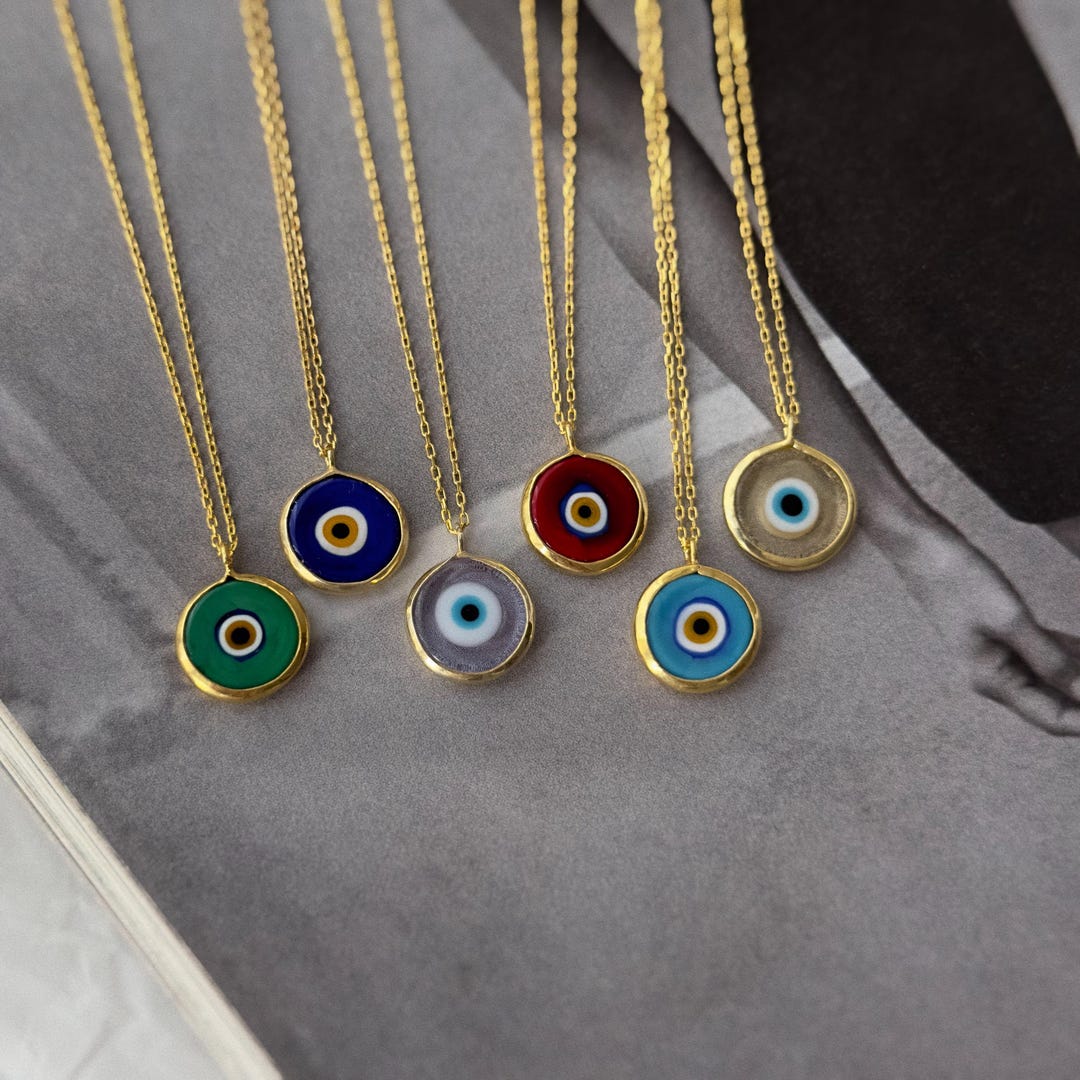 Spectacular Evil Eye Necklace From Greece Scene for Mobile Spectacular Evil Eye Necklace From Greece Scene for Mobile
