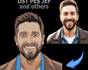Photo Digitize to Embroidery File - Fast Custom Profesional - Low Cost  Dst Pes Jef