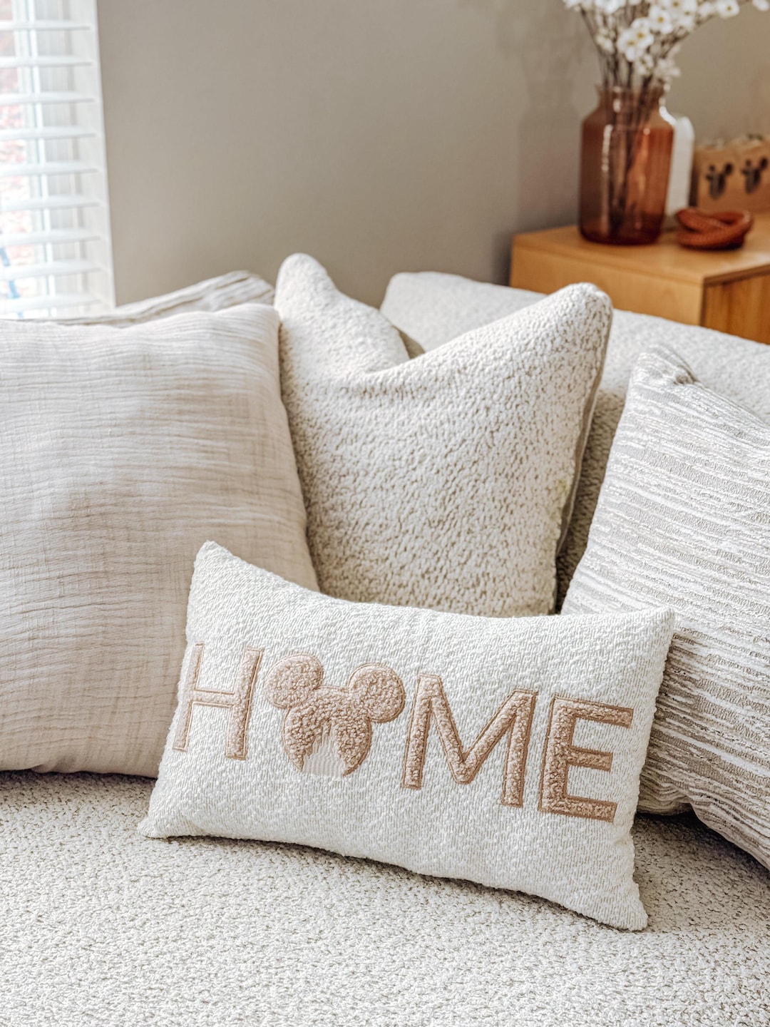M I C K E Y (Home) Throw Pillow