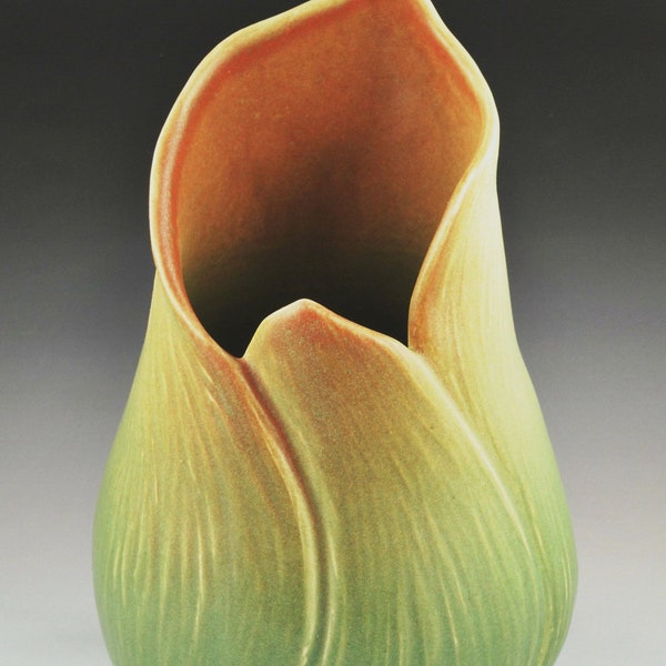 Arts & Crafts Style Organic Shell Vase