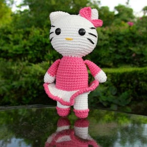 Amigurumi Cat Plush, Handmade Crochet Stuffed Toy, Sleep Companion, Personalized Gift for Kids & Adults, Nursery Decor, Kawaii Room Decor