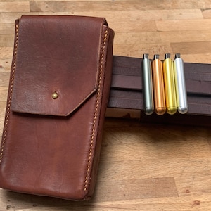 Leather Jedi vertical utility pouch PDF PATTERN