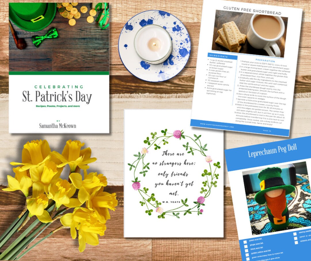 Patrick Handwork St Patrick's Day Celebration Guide PDF | Poetry, Legends, Recipes ...