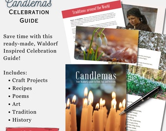 Candlemas Celebration Guide PDF | Poetry, Recipes & Handwork | Homeschool | Waldorf