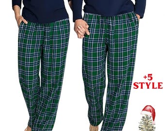 Calças de pijama de algodão, calças de pijama 100% algodão, calças de flanela para mulheres, calças de pijama personalizadas, calças de pijama de algodão masculinas, pijama de algodão