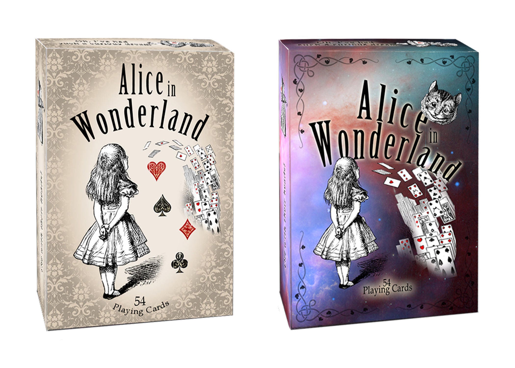 Alice in Wonderland Card Sleeves - Etsy Alice in Wonderland Card Sleeves - Etsy