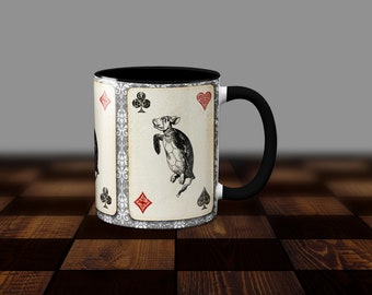 Mock Turtle themed coffee mug. Alice's Adventures in Wonderland by Lewis Carroll Mug.